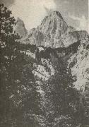 william r clark mount whiney isydandan av sirra nevada bestegs forst 1873 av tre fiskare. France oil painting artist